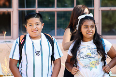 Students in hallway