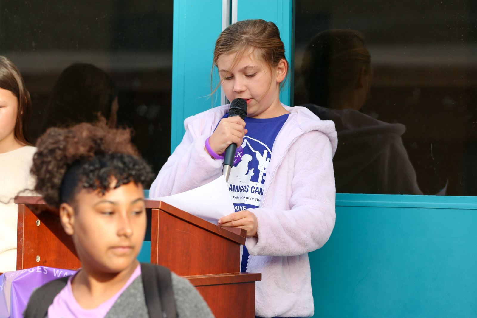 Students using tablets