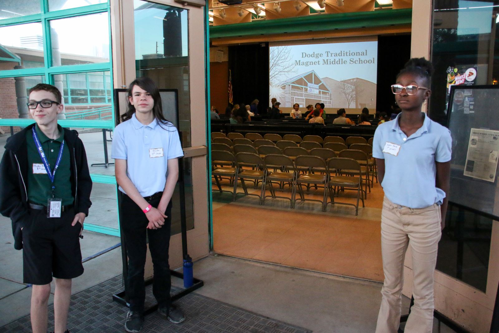 Students in hallway