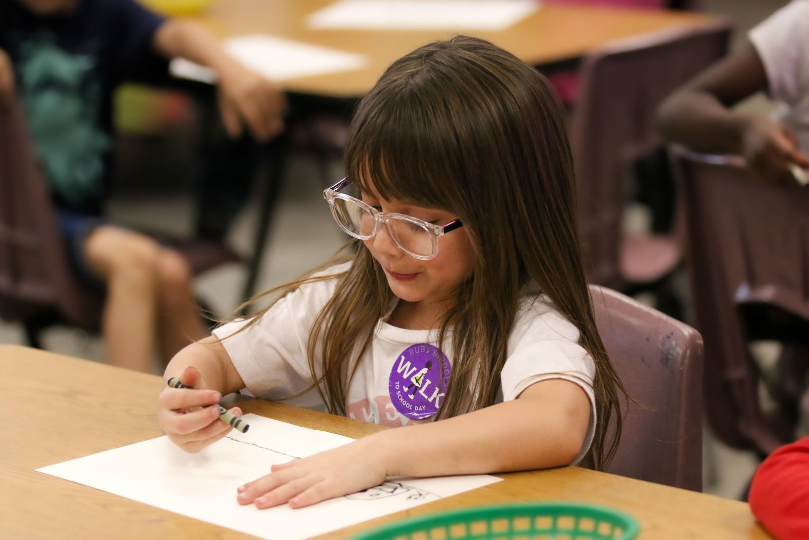 Students working at Table