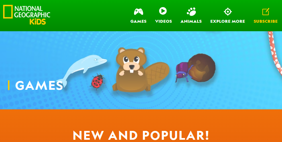 National Geographic Kids Games, Videos, Animals, Explore More