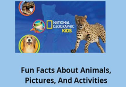 National Geographic Kids fun facts about animals, pictures, and activities