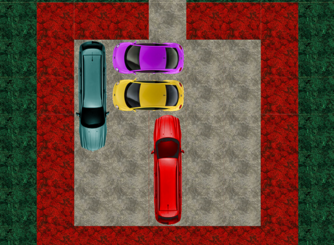 An image showing cars that are parked in such a way that there is a traffic jam where cars find it difficult to move.