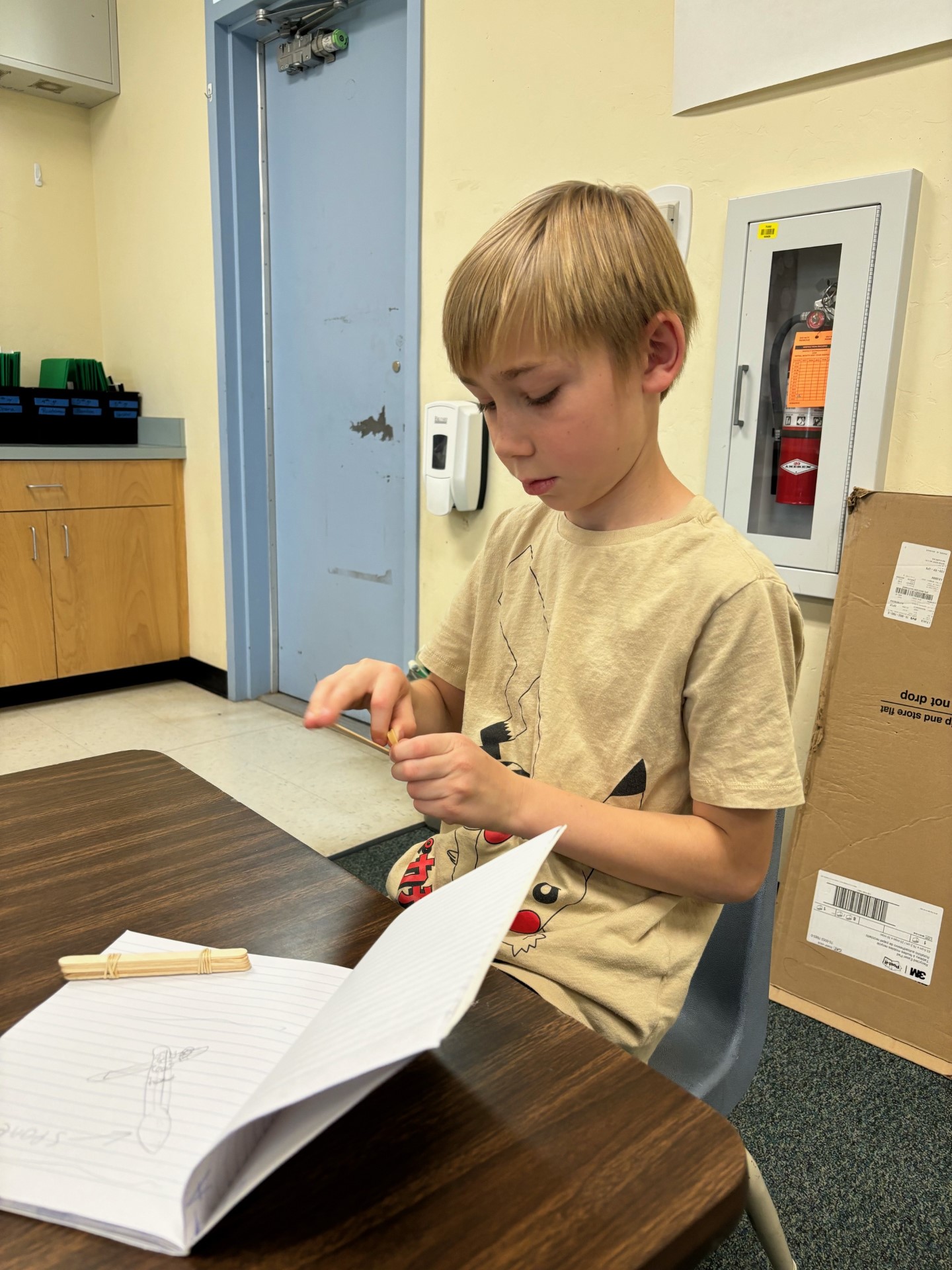 Picture of students engineering Rube Goldberg Machines