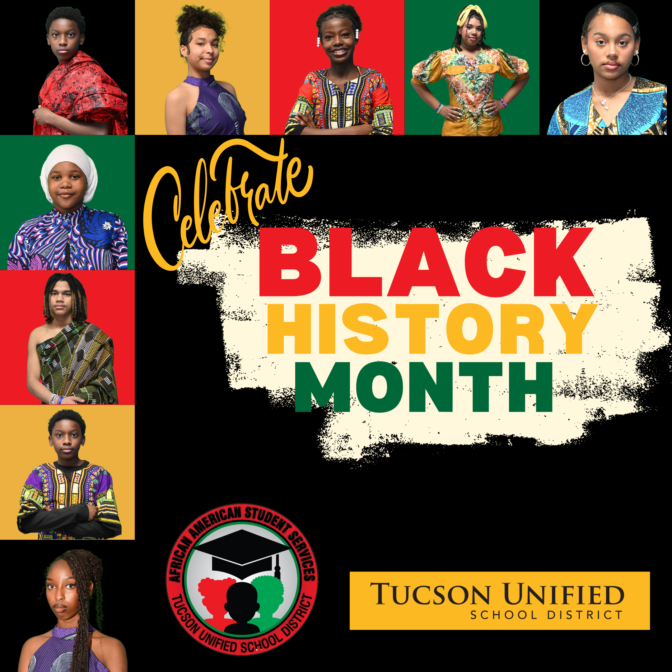 Celebrate Black History Month graphic