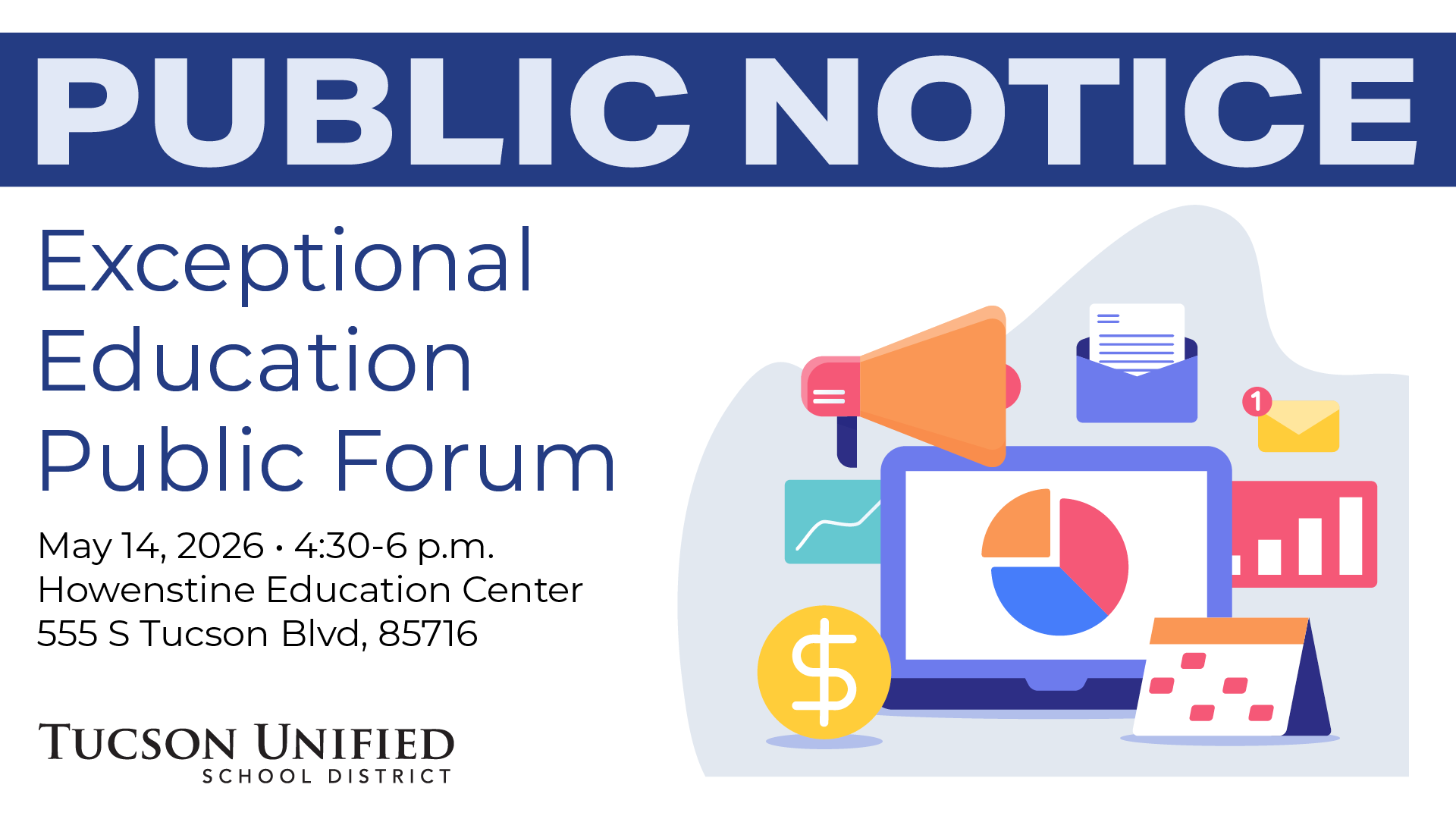 ExEd Public Forun May 14th, Howenstine Education Center