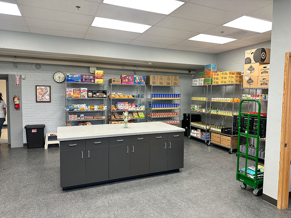 New food pantry at the FRC