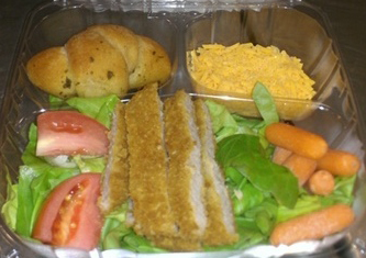 Photo of Meal served with Lettuce