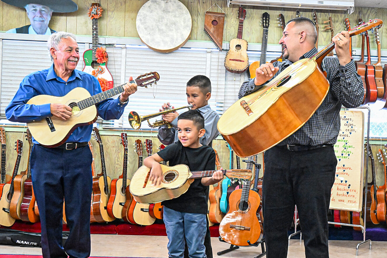 The Valenzuelas perform a song for Good Morning America.