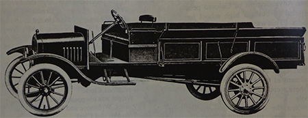 A 1918 Buick was the district's first truck.